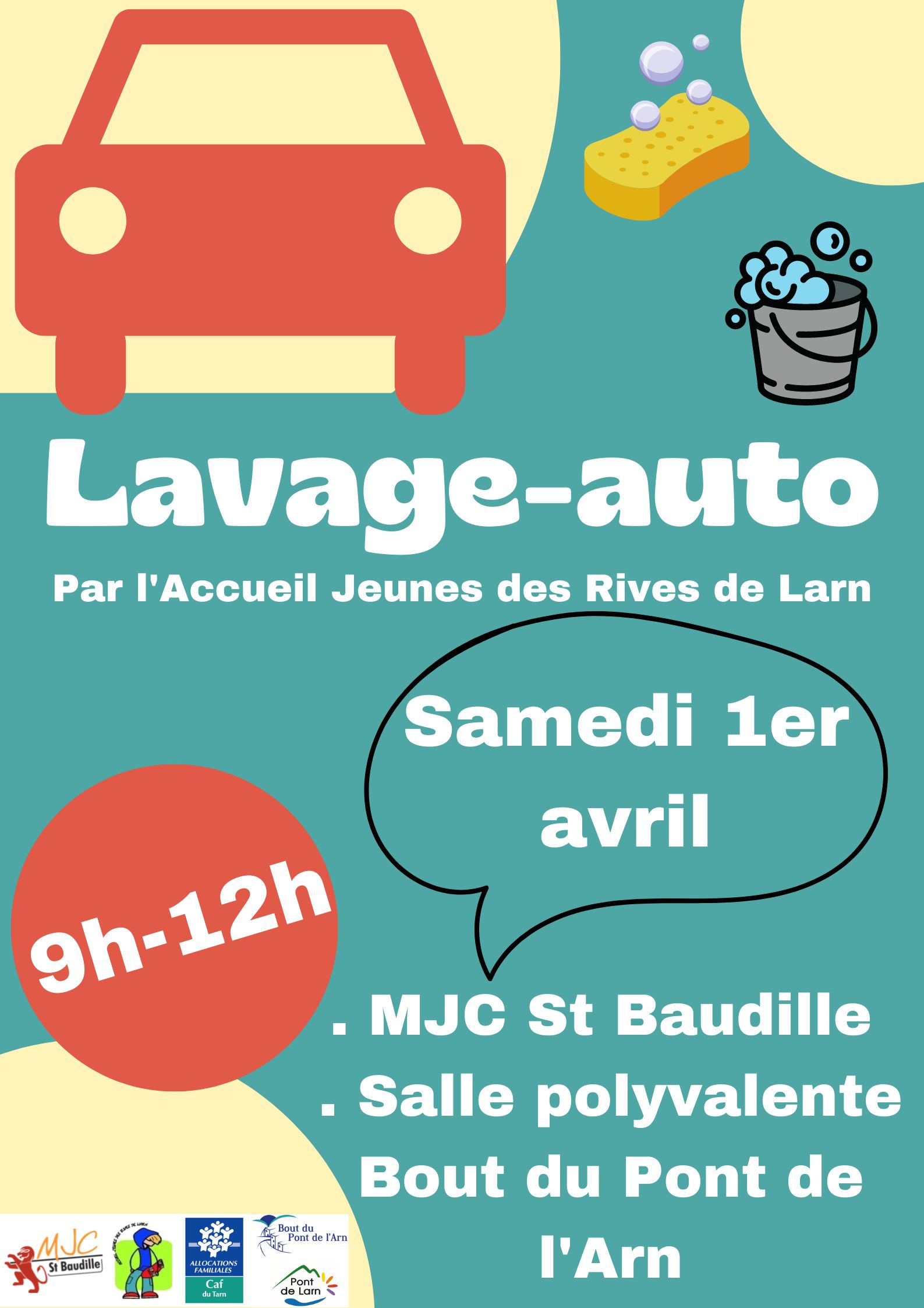 Affiche lavage auto 2023