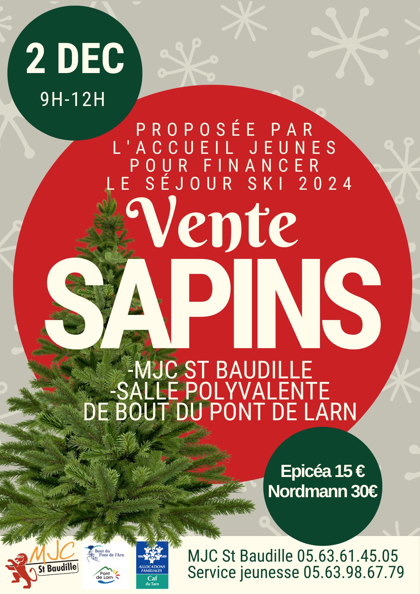 vente sapins 2023